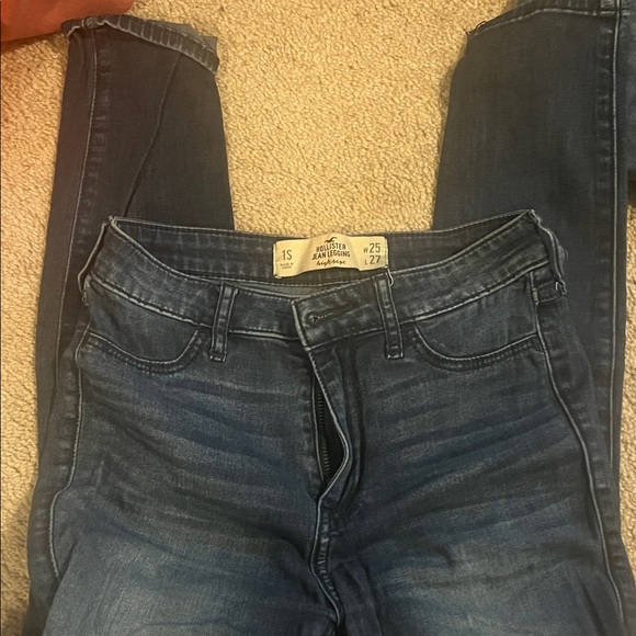 Hollister Blue Denim Jeans lot of 5 - Picture 2 of 6